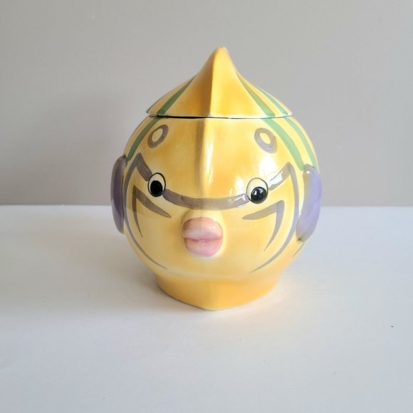 Vintage 1980s Fish shape cookie/biscuit jar. - Picture 3 of 13